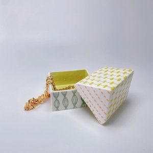 Hallmark Porcelain Love House Trinket Box Rie Egawa-Zbryk